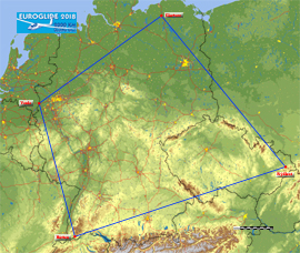 Euroglide 2018 route